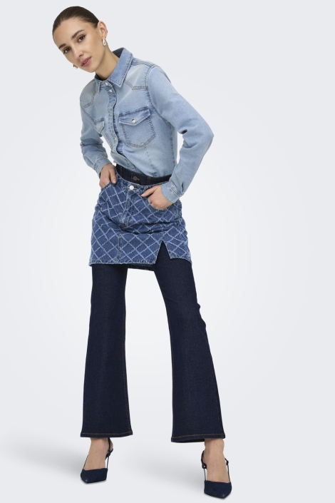 Jacqueline de Yong jdyemilie midwaist skirt dnm mdb